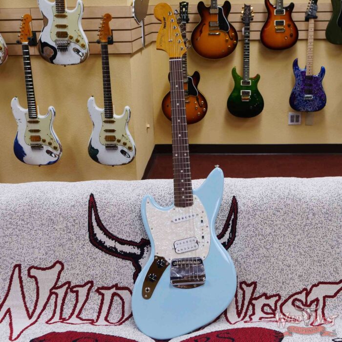 Fender Kurt Cobain Jag-Stang Rosewood Fingerboard Sonic Blue Left-Hand Lefty - Image 4
