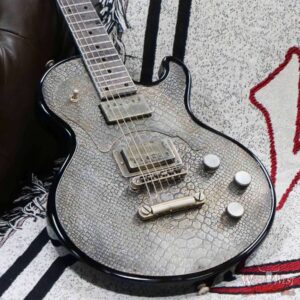 James Trussart Steeltop in Antique Silver Snakeskin #12137 - Image 8