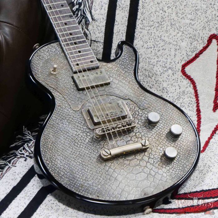 James Trussart Steeltop in Antique Silver Snakeskin #12137 - Image 8