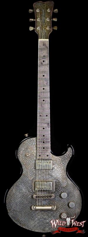 James Trussart Steeltop in Antique Silver Snakeskin #12137