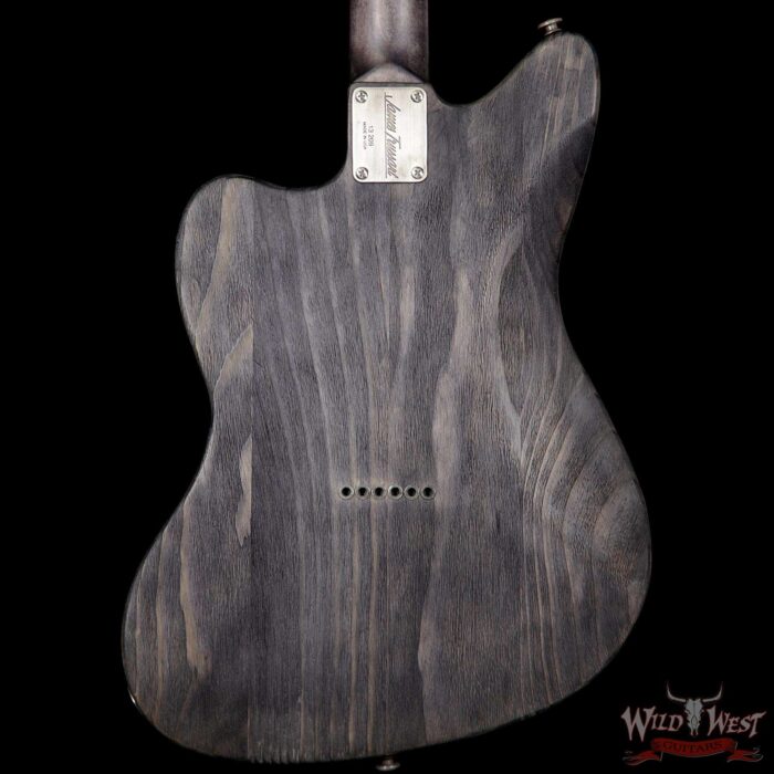 James Trussart SteelTeleMaster Antique Silver Gator Engraved Driftwood Finish Alder Body with Bigsby - Image 7