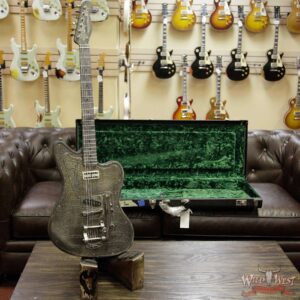James Trussart SteelTeleMaster Antique Silver Gator Engraved Driftwood Finish Alder Body with Bigsby - Image 12
