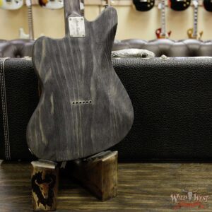 James Trussart SteelTeleMaster Antique Silver Gator Engraved Driftwood Finish Alder Body with Bigsby - Image 15