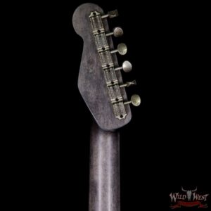 James Trussart SteelTeleMaster Antique Silver Gator Engraved Driftwood Finish Alder Body with Bigsby - Image 10