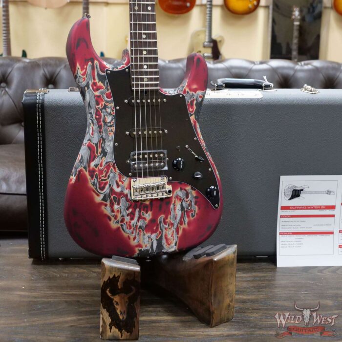 James Tyler USA Studio Elite Burning Water 2K Rosewood Fingerboard w/ Midboost Preamp 7.00 LBS - Image 8