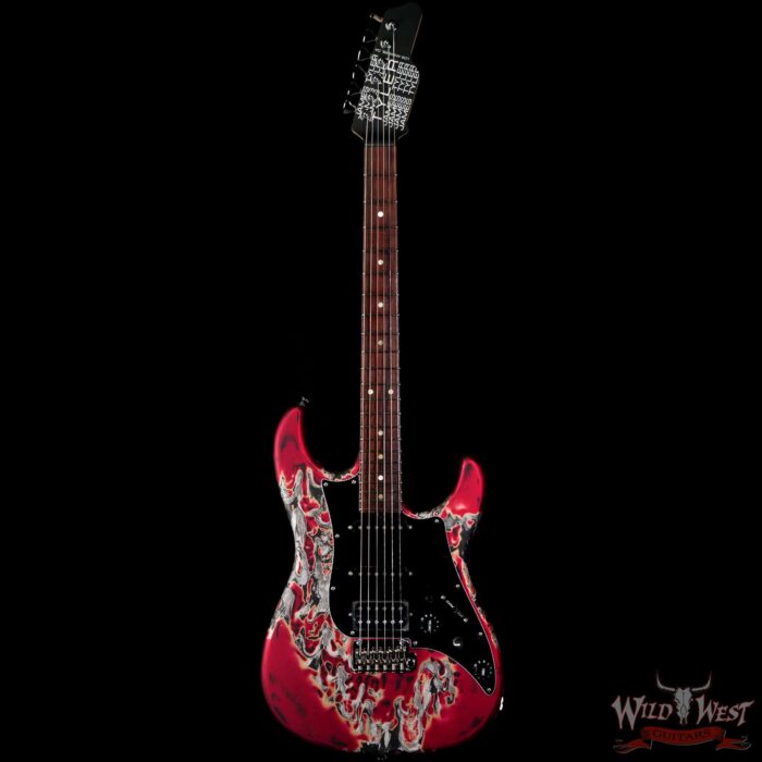 James Tyler USA Studio Elite Burning Water 2K Rosewood Fingerboard w/ Midboost Preamp 7.00 LBS - Image 3