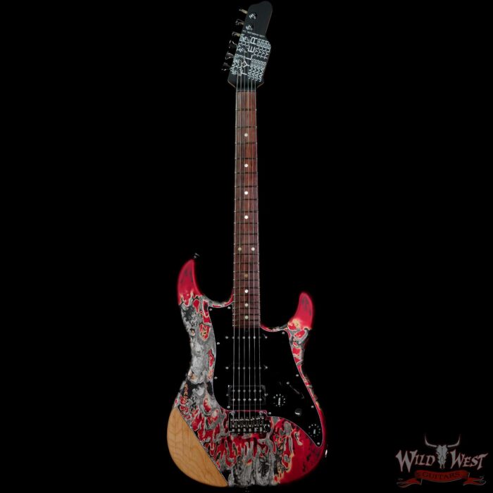 James Tyler USA Studio Elite Burning Water 2K Rosewood Fingerboard Midboost Preamp with Arm Contour - Image 3