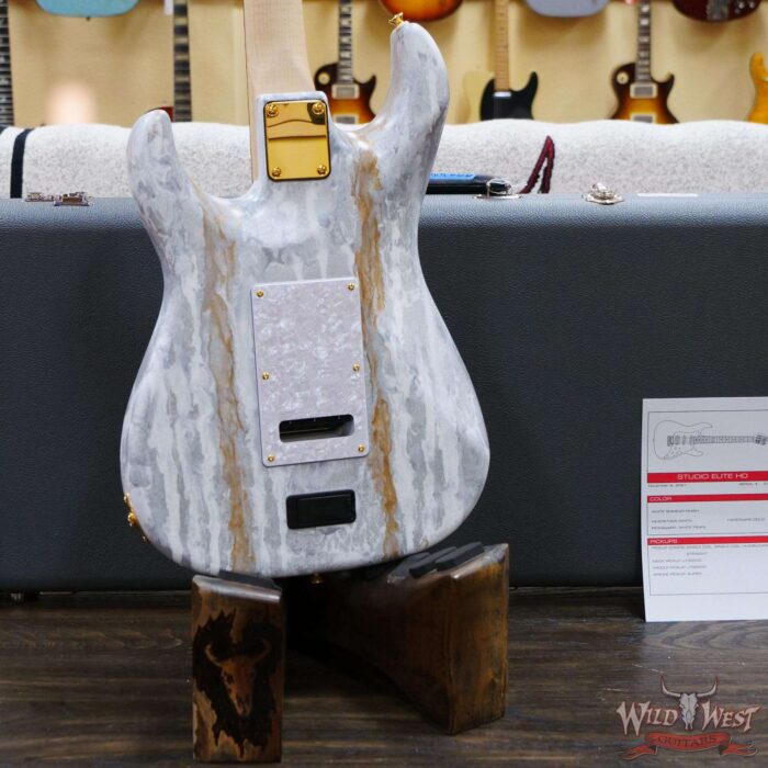 James Tyler USA Studio Elite HD HSS Rosewood Fingerboard Midboost Preamp White Shmear Semi-Gloss Finish - Image 11