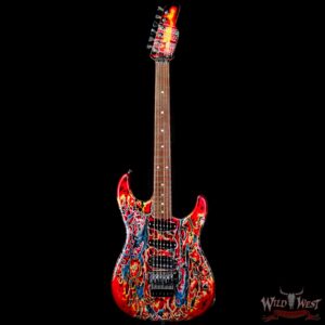 James Tyler USA Studio Elite HD Floyd Rose HSS Rosewood Fingerboard Midboost Preamp Humbucker Split Burning Water - Image 3
