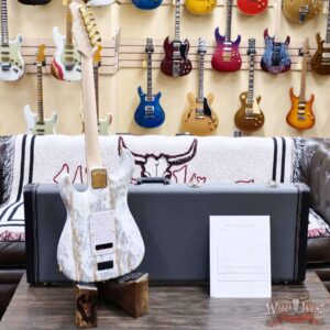 James Tyler USA Studio Elite Alder Body Indian Rosewood Fingerboard White Shmear with Gold Hardware 7.65 LBS - Image 9