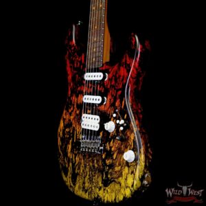 James Tyler USA Studio Elite HD Roasted Mapple Neck with Indian Rosewood Fingerboard Tequilla Sunset Shmear # 1 7.30 lbs - Image 2