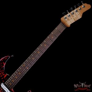 James Tyler USA Studio Elite HD Roasted Mapple Neck with Indian Rosewood Fingerboard Tequilla Sunset Shmear # 1 7.30 lbs - Image 4