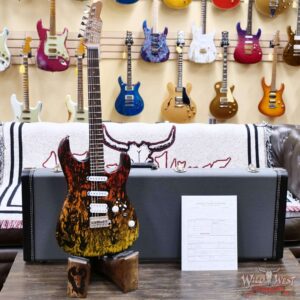 James Tyler USA Studio Elite HD Roasted Mapple Neck with Indian Rosewood Fingerboard Tequilla Sunset Shmear # 1 7.30 lbs - Image 6