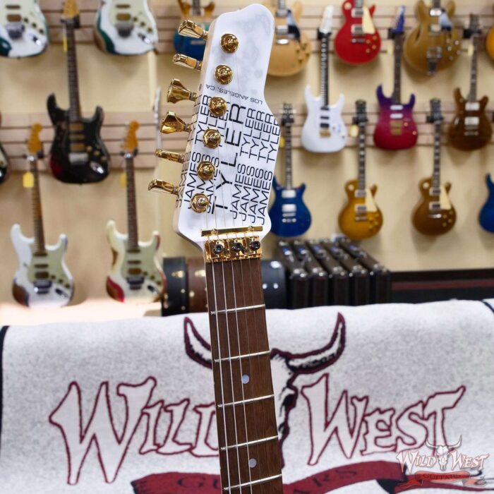 James Tyler USA Studio Elite HSS Floyd Rose Rear Rout Brazilian Rosewood Fingerboard White Shmear 7.80 LBS - Image 7