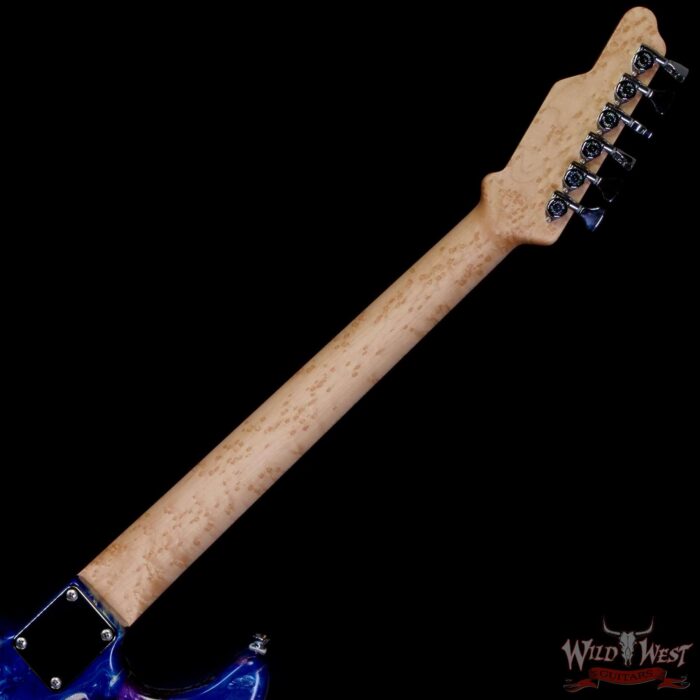 James Tyler USA LA Studio Classic HSS Mamywo Body with Birdeye Maple Neck Blueberry Shmear 7.70 lbs - Image 5