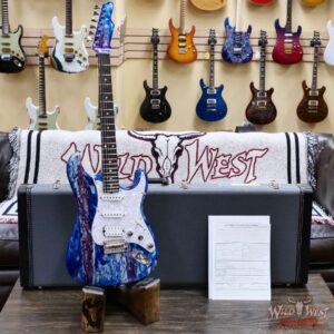 James Tyler USA LA Studio Classic HSS Mamywo Body with Birdeye Maple Neck Blueberry Shmear 7.70 lbs - Image 6