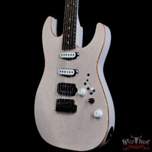 James Tyler USA Studio Elite HD HSS Solid White Mamywo Body with Trans White Quilt Maple Top 6.55 LBS - Image 2