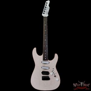 James Tyler USA Studio Elite HD HSS Solid White Mamywo Body with Trans White Quilt Maple Top 6.55 LBS - Image 3