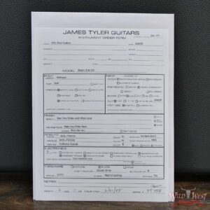 James Tyler USA Studio Elite HD HSS Solid White Mamywo Body with Trans White Quilt Maple Top 6.55 LBS - Image 12