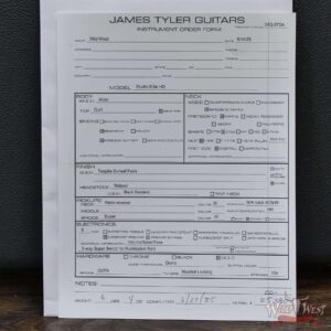 James Tyler USA Studio Elite HD Dual Humbucker Quilt Maple Top with Alder Body 5A Birdseye Maple Neck Tequila Sunset Fade 6.25 lbs - Image 12