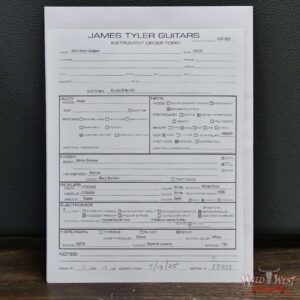 James Tyler USA Studio Elite HD-X HSS 5A Birdseye Maple Neck with Indian Rosewood Fingerboard White Shmear 7.95 lbs - Image 13