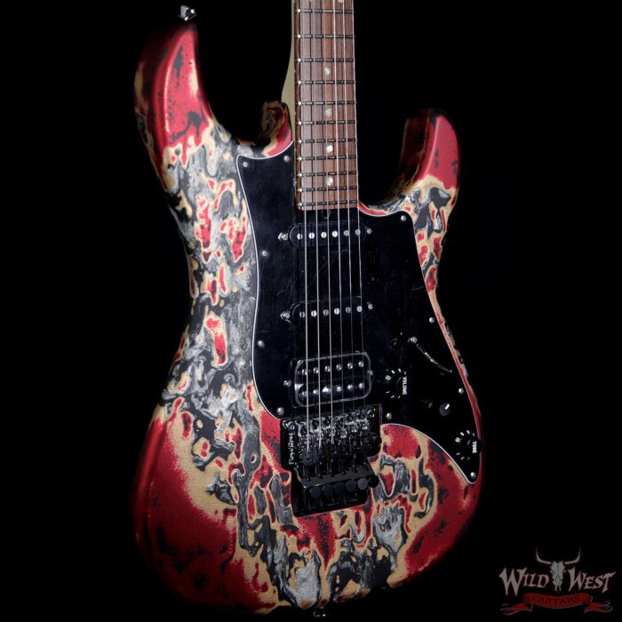 James Tyler Studio Elite Burning Water 2K with Floyd Rose Bridge and Pau Ferro Fretboard - Image 4