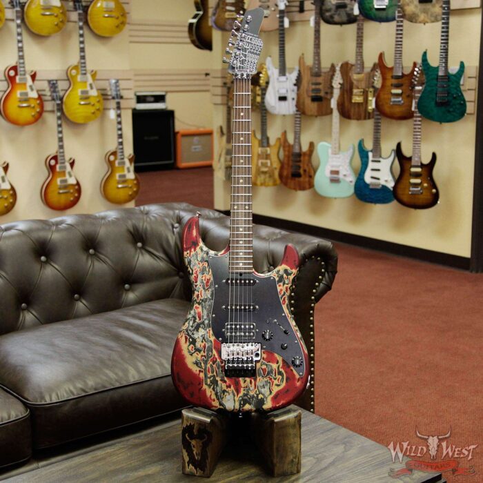 James Tyler Studio Elite Burning Water 2K with Floyd Rose Bridge and Pau Ferro Fretboard - Image 15