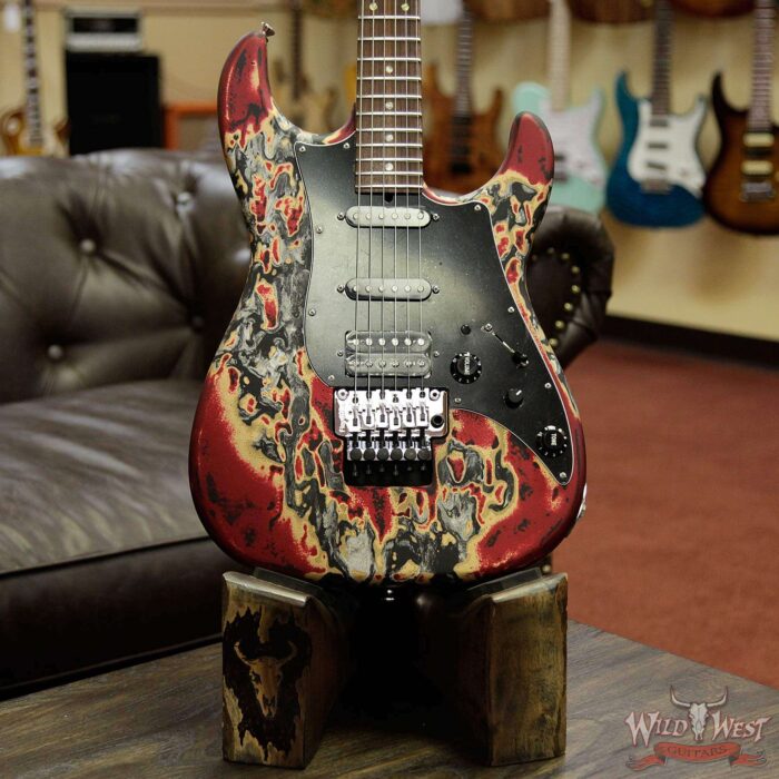 James Tyler Studio Elite Burning Water 2K with Floyd Rose Bridge and Pau Ferro Fretboard - Image 16