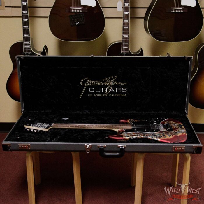 James Tyler Studio Elite Burning Water 2K with Floyd Rose Bridge and Pau Ferro Fretboard - Image 14