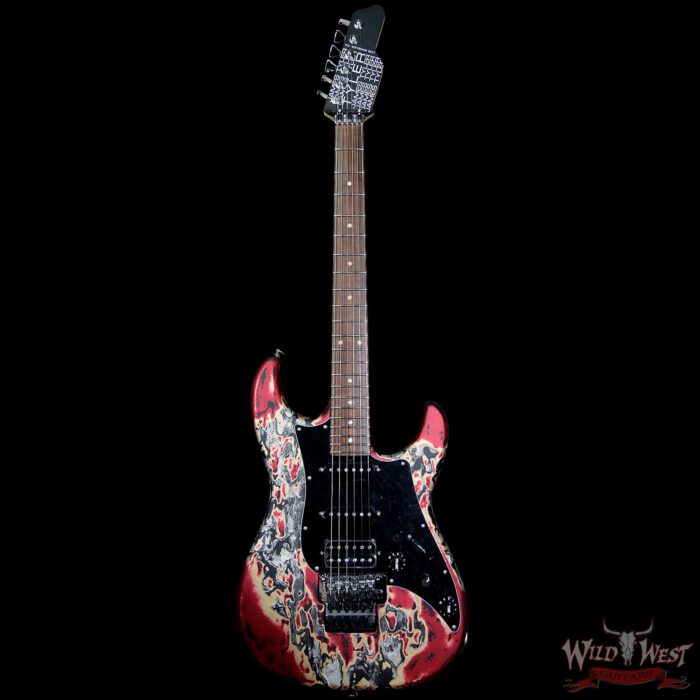 James Tyler Studio Elite Burning Water 2K with Floyd Rose Bridge and Pau Ferro Fretboard - Image 5