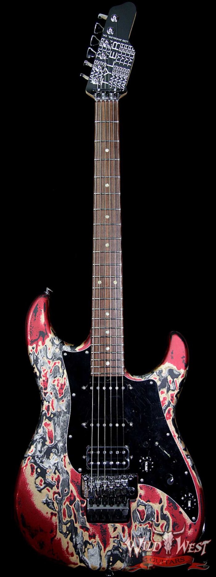 James Tyler Studio Elite Burning Water 2K with Floyd Rose Bridge and Pau Ferro Fretboard - Image 1