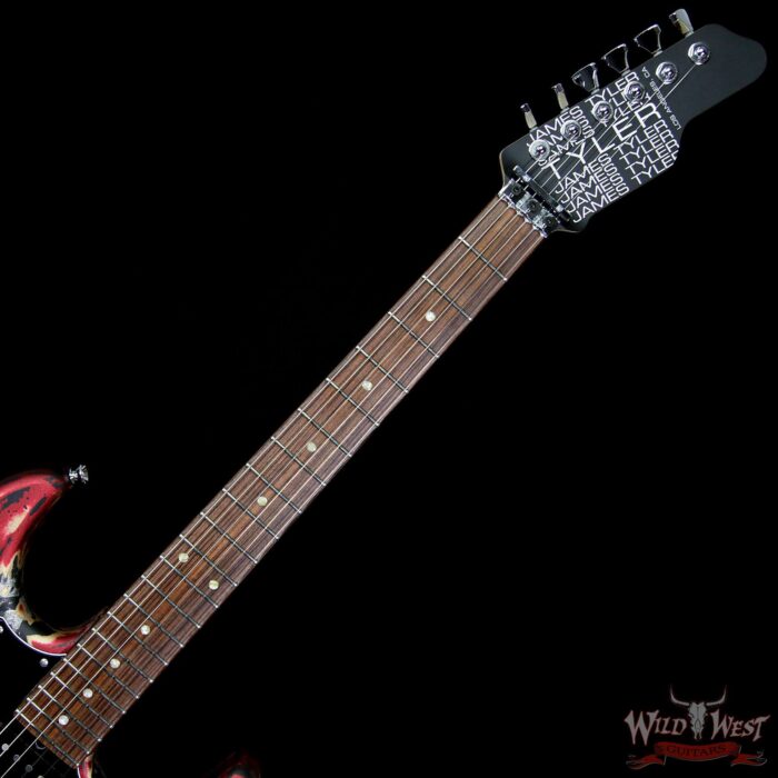James Tyler Studio Elite Burning Water 2K with Floyd Rose Bridge and Pau Ferro Fretboard - Image 10