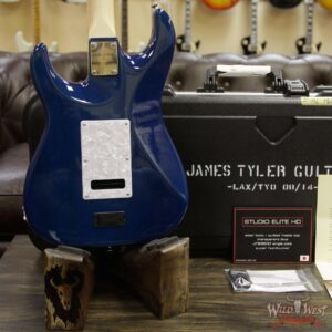 James Tyler NAMM Studio Elite HD HSS w/ Midboost Preamp Alder Body Quilt Maple Top Transparent Blue - Image 11