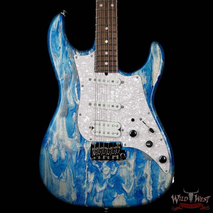 2017 James Tyler Studio Elite with Rosewood Fretboard Blue Shmear - Image 3