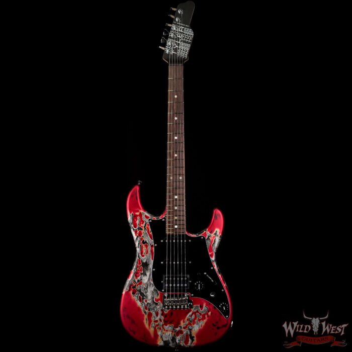 James Tyler USA Studio Elite Burning Water 2K Rosewood Fingerboard w/ Midboost Preamp - Image 3