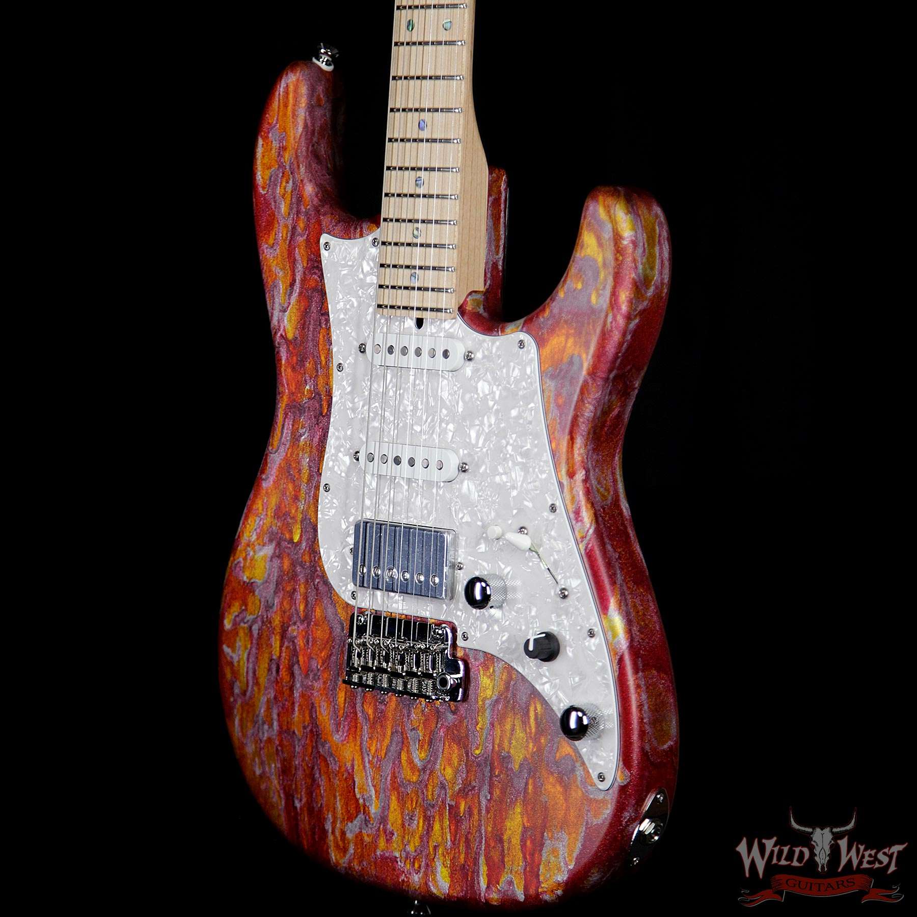 jamestyler-studioelitehd-19260-br__wwg.jpg James Tyler USA Studio Elite HD HSS Maple Neck Fire Shmear Signed by James Tyler - Image 2