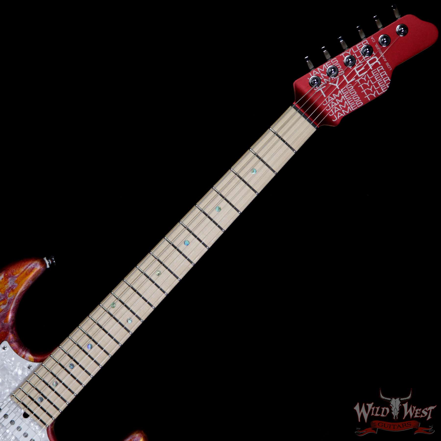 jamestyler-studioelitehd-19260-nf__wwg.jpg James Tyler USA Studio Elite HD HSS Maple Neck Fire Shmear Signed by James Tyler - Image 8