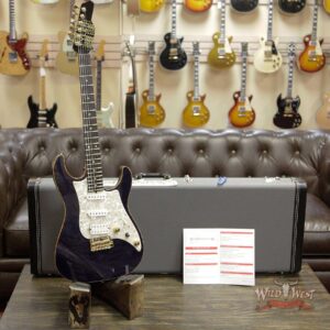 James Tyler USA Studio Elite HD Quilted Maple Top Flame Maple Neck Ebony Fingerboard Royal Blue - Image 10