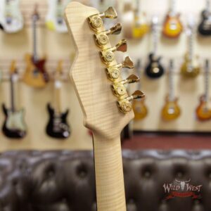 James Tyler USA Studio Elite HD Quilted Maple Top Flame Maple Neck Ebony Fingerboard Royal Blue - Image 8