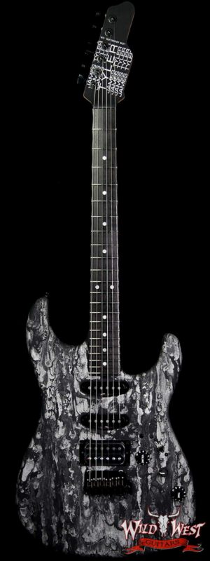 James Tyler USA 2019 NAMM Studio Elite HD HSS Macassar Ebony Fretboard Black & Silver Shmear