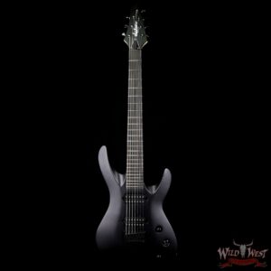 Jackson USA Select B7 Deluxe Neck Thru HH 7-String Baritone Satin Black - Image 5