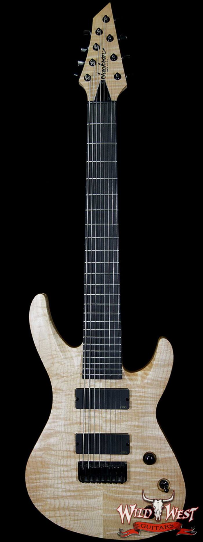 Jackson USA Select B8MG Bolt-On HH 8-String Baritone Au Natural - Image 1