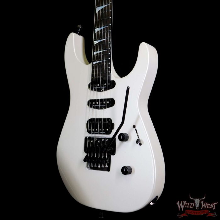 Jackson American Series Soloist™ SL3 Floyd Rose HSS Ebony Fingerboard Platinum Pearl - Image 2