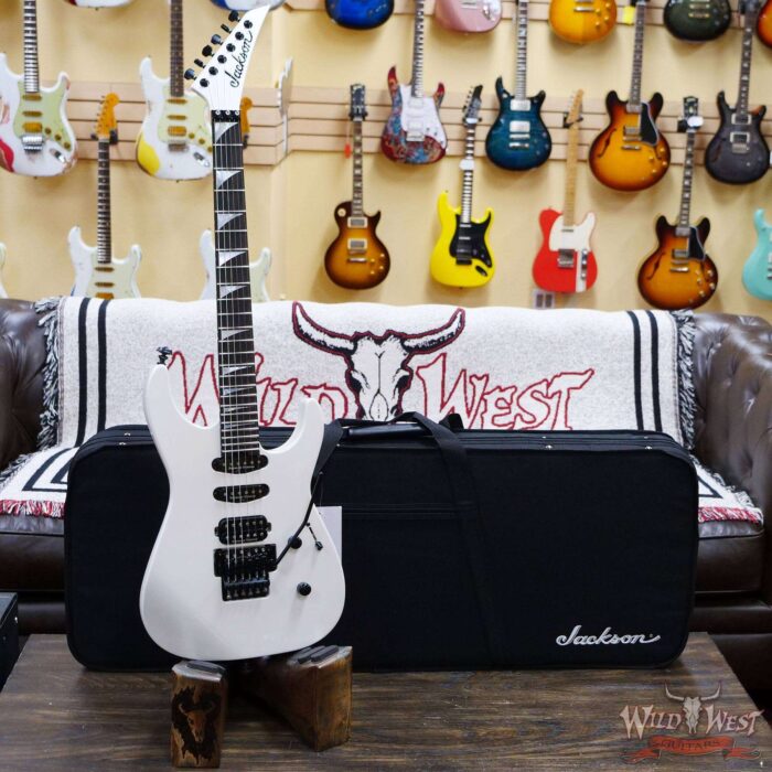Jackson American Series Soloist™ SL3 Floyd Rose HSS Ebony Fingerboard Platinum Pearl - Image 5