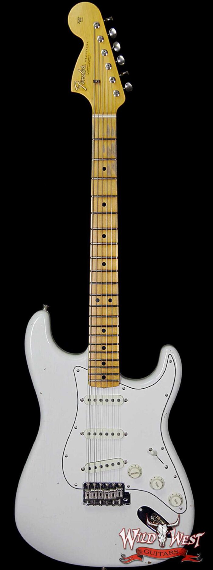 Fender Custom Shop Jimi Hendrix Voodoo Child Signature Stratocaster Journeyman Relic Olympic White VC0480 - Image 1