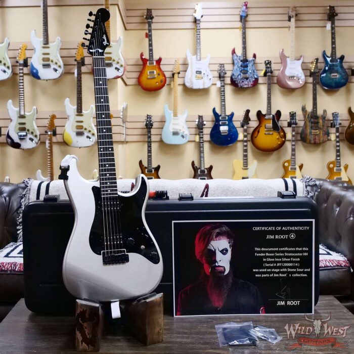 Jim Root Collection Fender Boxer Series Stratocaster HH Rosewood Fingerboard Inca Silver 7.95 LBS - Image 6
