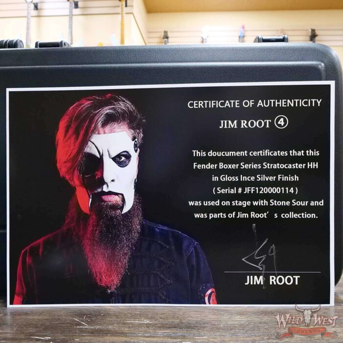 Jim Root Collection Fender Boxer Series Stratocaster HH Rosewood Fingerboard Inca Silver 7.95 LBS - Image 11