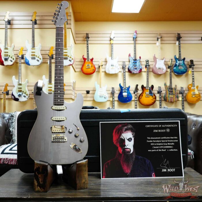 Jim Root Collection Fender Aerodyne Special Stratocaster HSS Dolphin Gray Metallic 7.75 LBS - Image 6