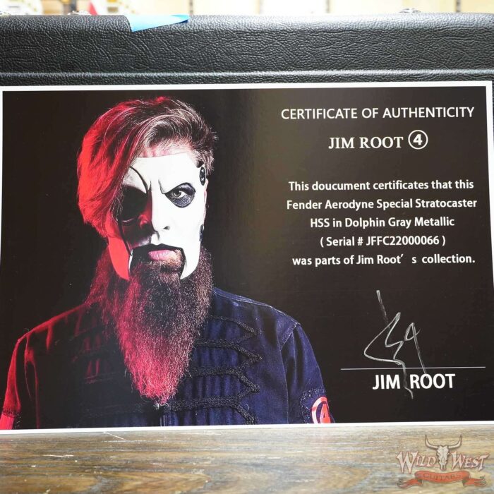 Jim Root Collection Fender Aerodyne Special Stratocaster HSS Dolphin Gray Metallic 7.75 LBS - Image 12