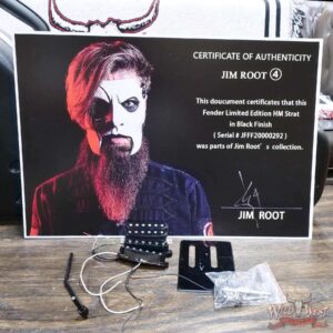 Jim Root Collection Custom Modified Fender Limited Edition HM Strat Floyd Rose Black 7.55 LBS - Image 12